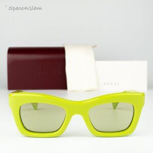 Gucci Women Sunglasses Green Cat Eye GG1773S 006 BRAND NEW